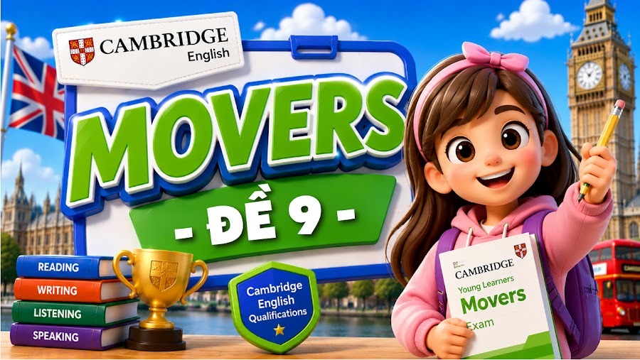 Đề thi MOVERS - ĐỀ 9